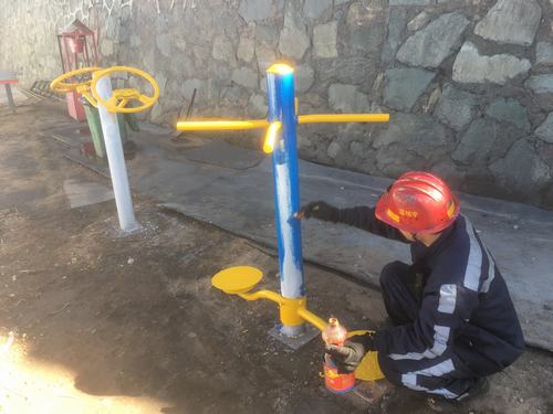 陜煤建設洗選煤運營公司檸條塔運營項目部:修舊利廢助力全民健身